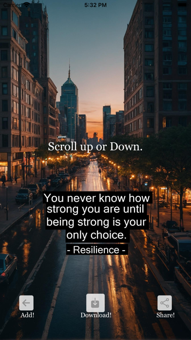 MotivVerse - AI Powered Quotes Screenshot