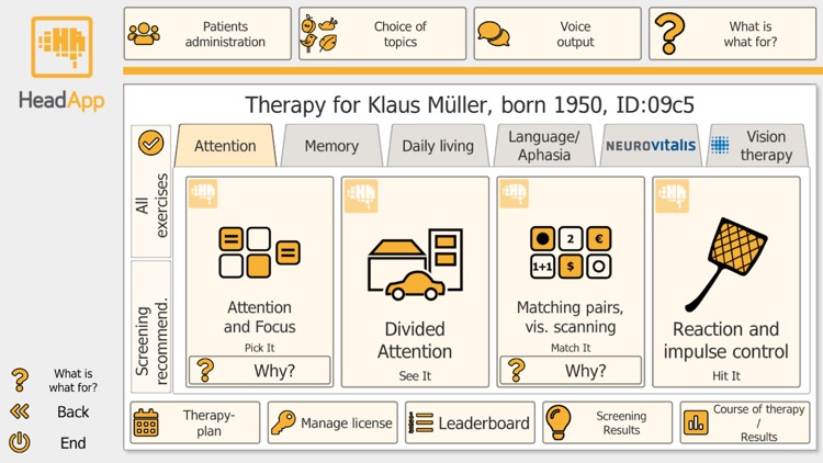 HeadApp - Cognitive Rehab screenshot-5