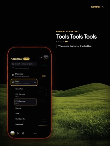 Hamtrax - Radio Logging - POTA iPad screenshot