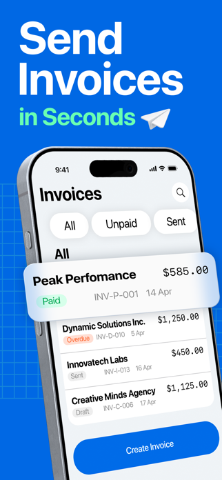 Invoice Maker App: Invy Screenshot 1 of 10