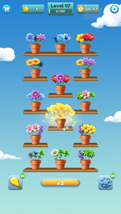Flower Matching Game Screenshot
