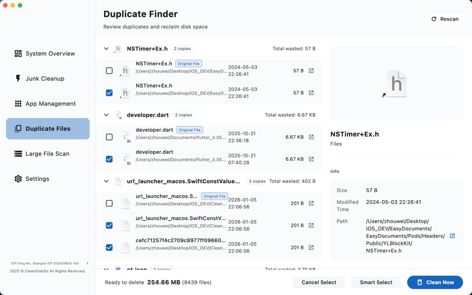 #7. CleanDiskGo (macOS) Oleh: Shanghai Jingxu Technology Co., LTD