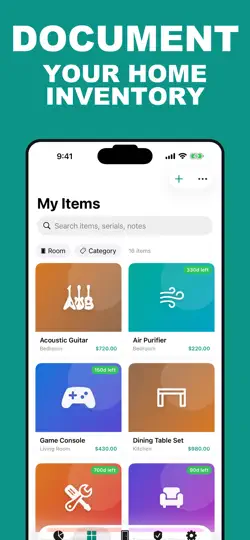 Screenshot von Home Inventory Tracker: YHome auf dem iPhone 1
