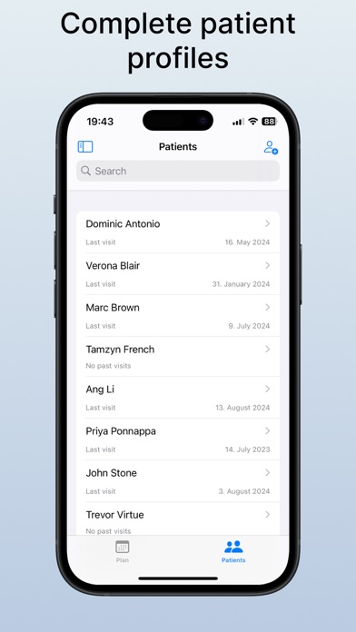 Dentist Planner Screenshot