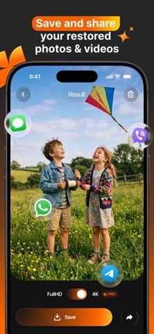Revora - AI Photo Restore iPhone screenshot