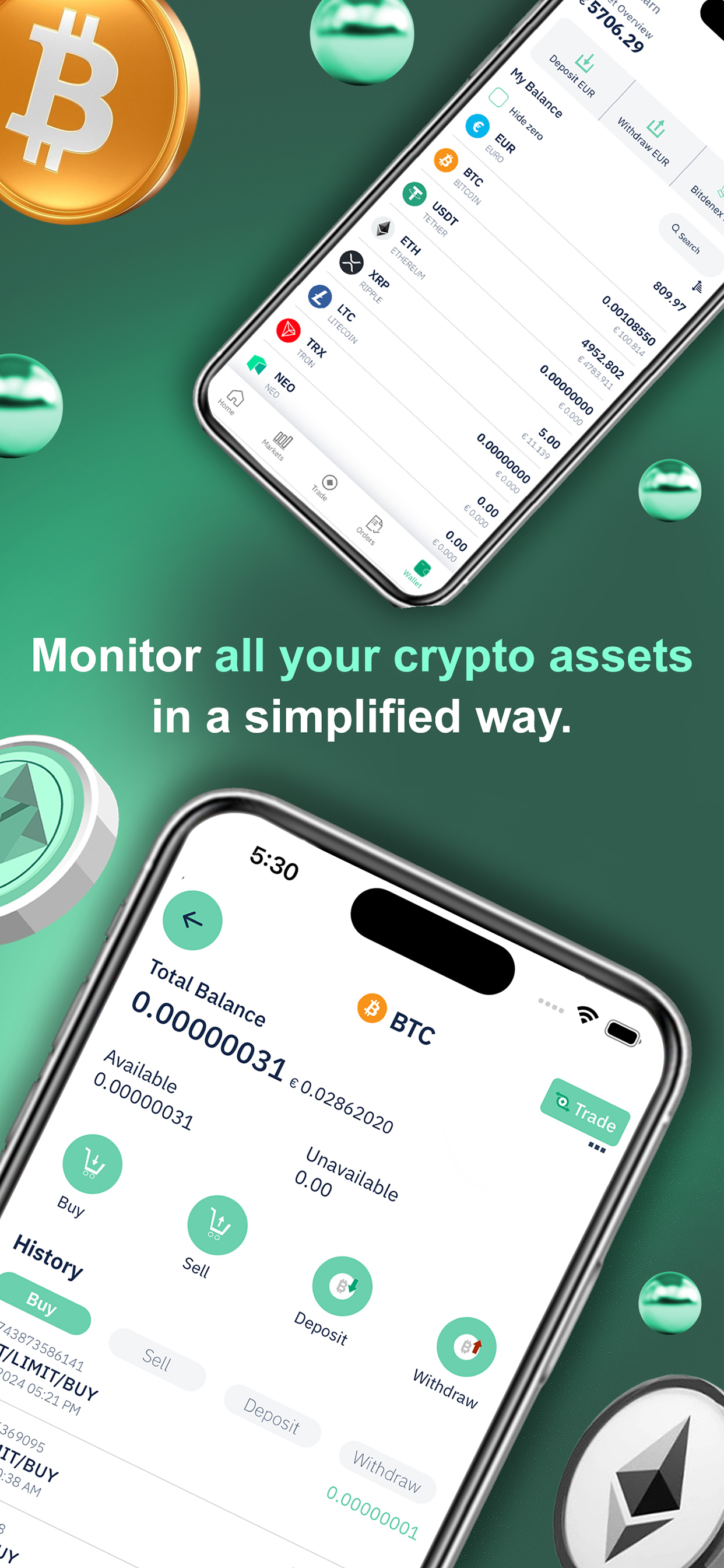 Bitdenex: Buy Bitcoin & Crypto