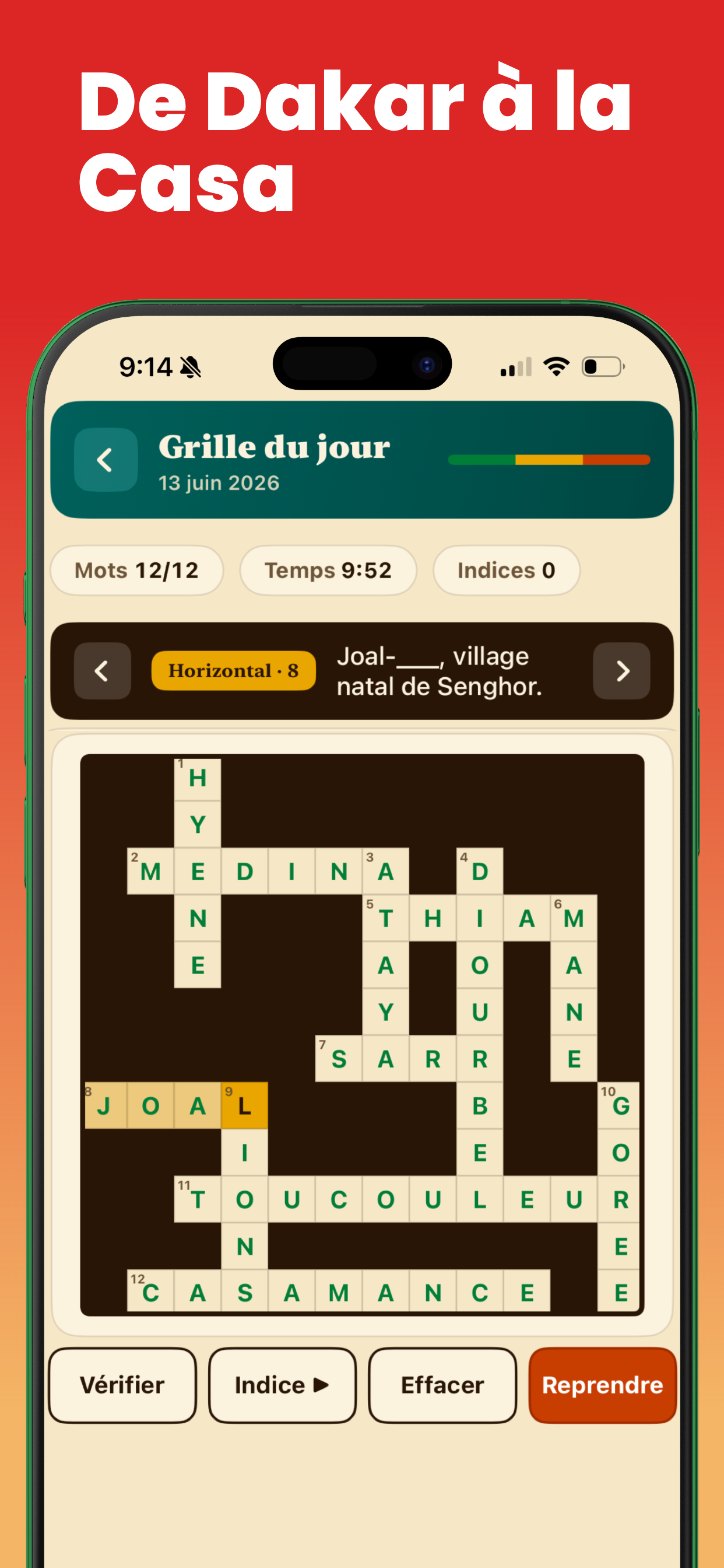 Mots Croisés - Sénégal screenshot 3