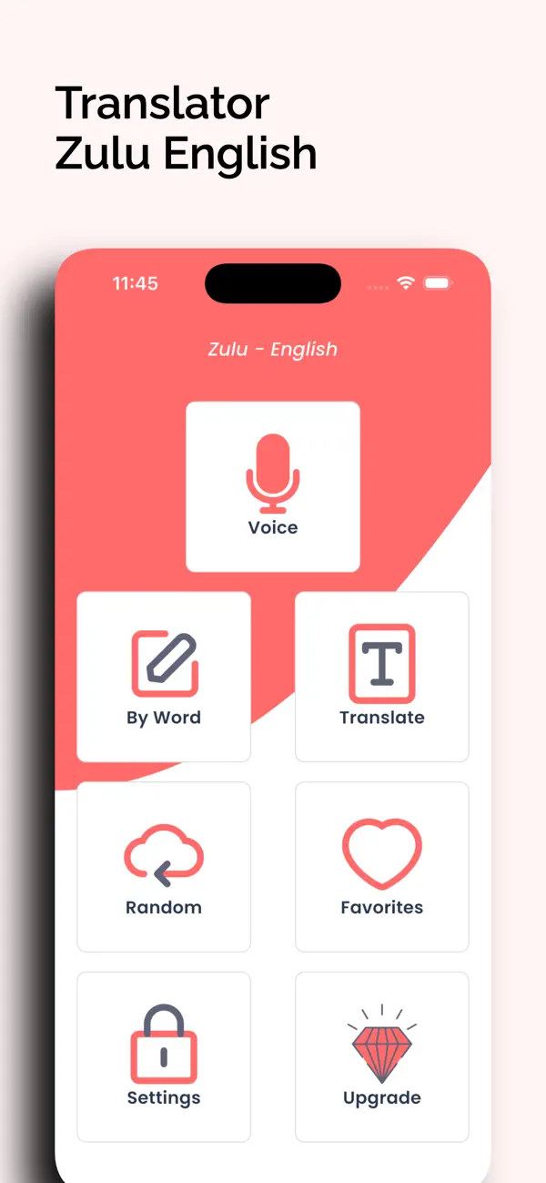 Screenshot #1 pour Zulu Translator Offline
