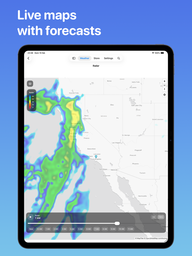 Weather Bot: Alerts and Radar Screenshot