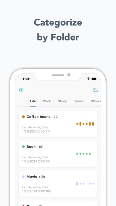 Custom Logs & Records - KiLog screenshot