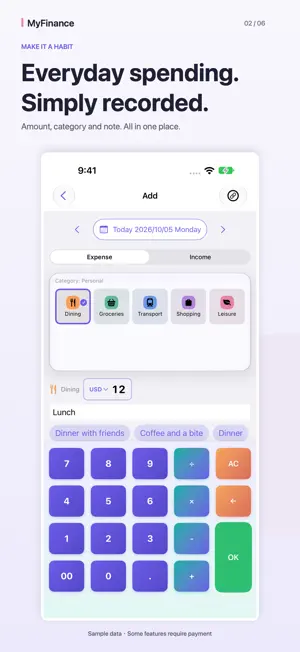 MyFinance: Expense Tracker screenshot 2