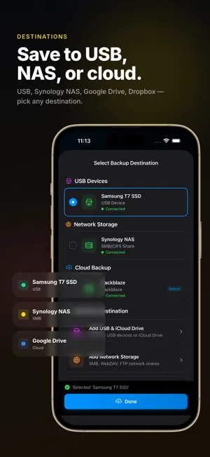 BackiGo: Photo Backup screenshot 4
