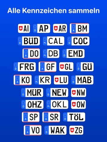 Kennzeichen sammeln Wiki iPad screenshot 9