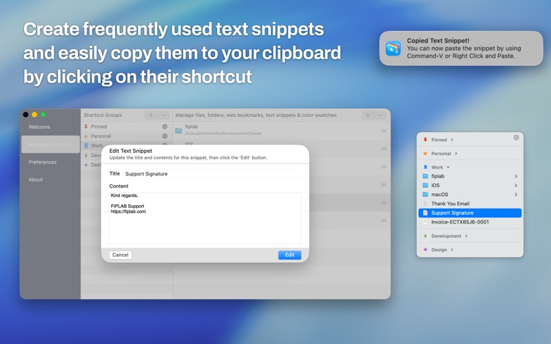 Screenshot #3 pour Shortcut Bar - Instant Access