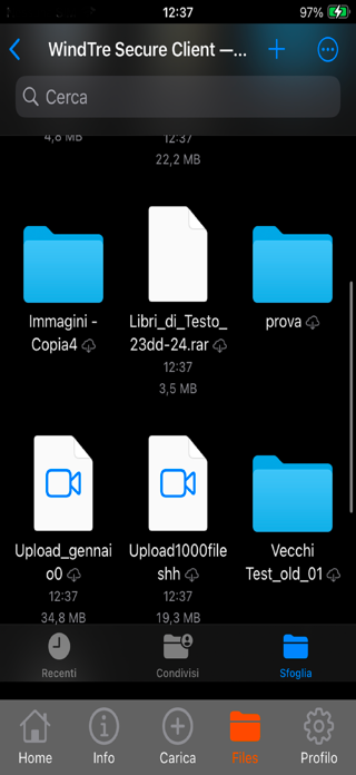 WindTre Secure Client Screenshot 4 of 6