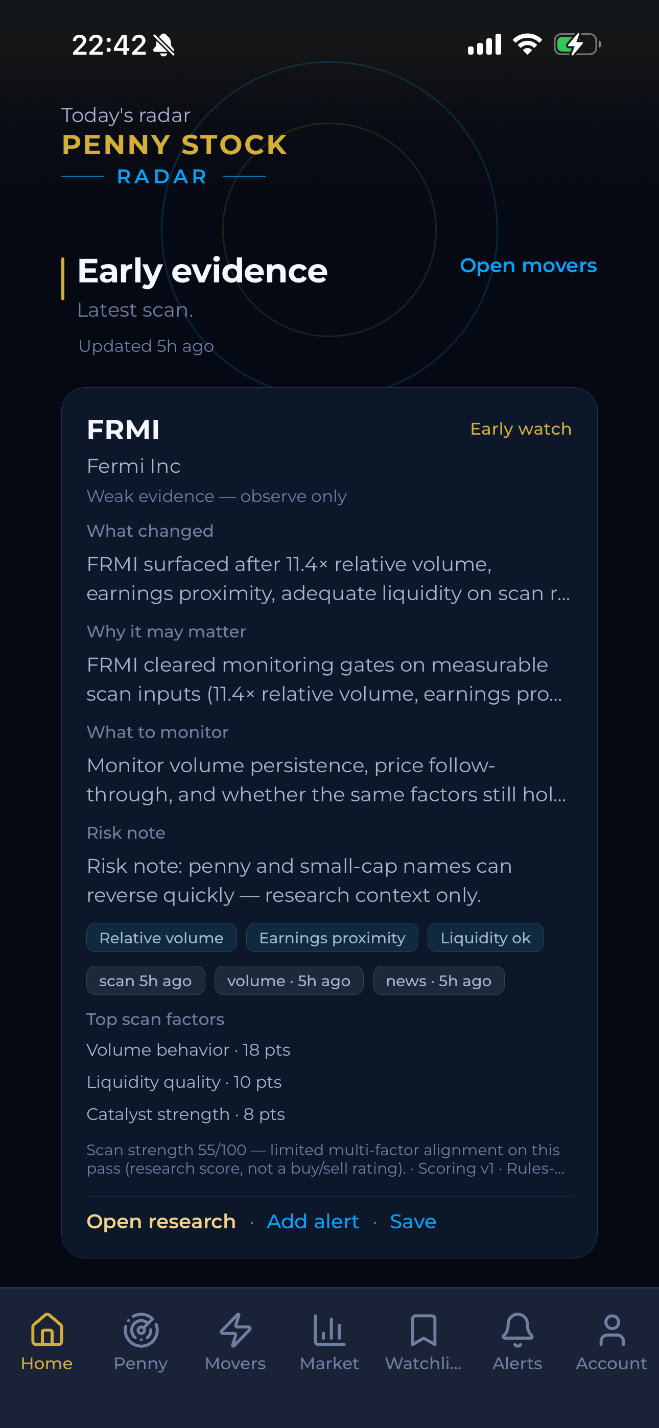 Penny Stock Radar screenshot 3