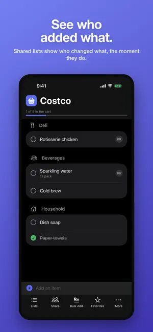 KinList: One Family, One List screenshot 3