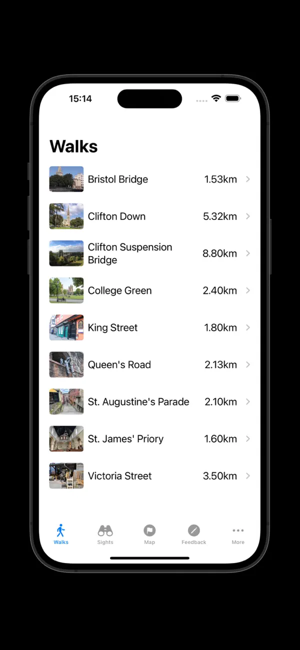 Screenshot #2 pour City Walks Bristol Lite