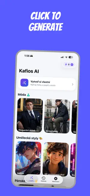 Kafios: AI Photo Editor iPhone screenshot 2