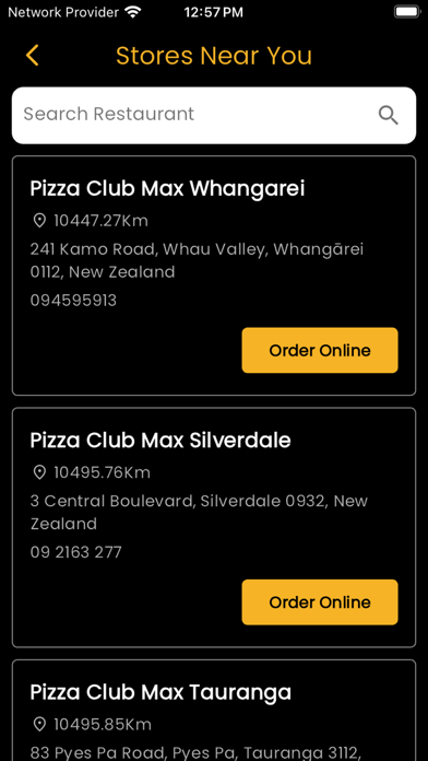 Pizza Club Nz Screenshot
