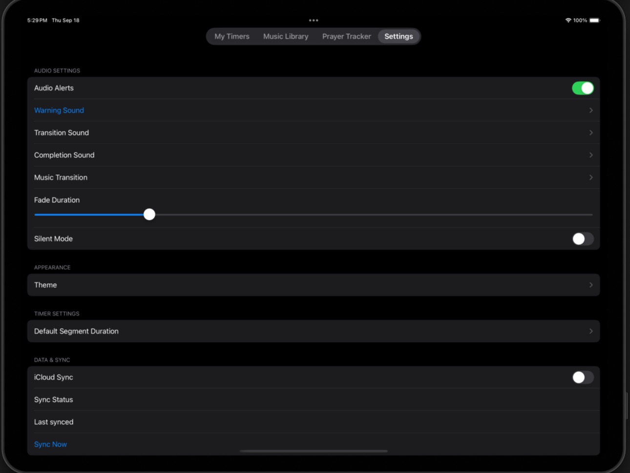 iPad screenshot