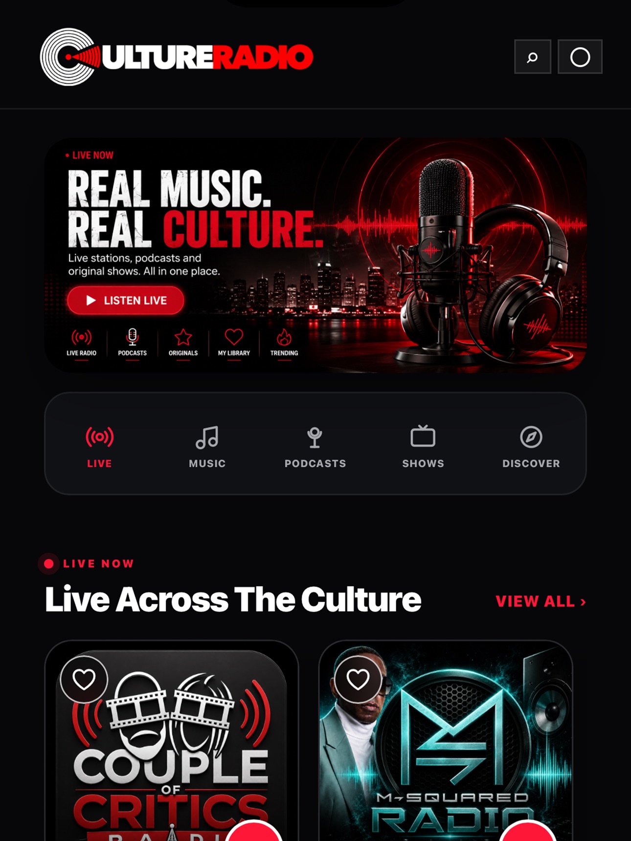 Screenshot 4 of The Culture Radio Media