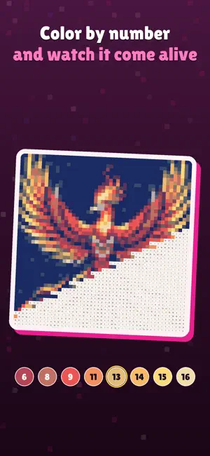 Pigment Pop: Color by Number screenshot 1