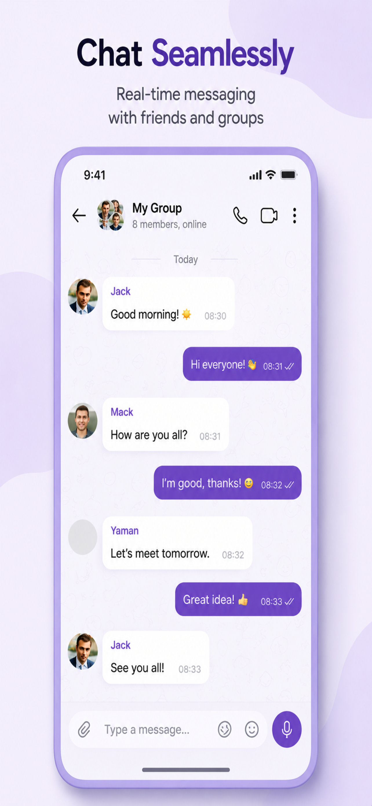 Roomix chat screenshot 4
