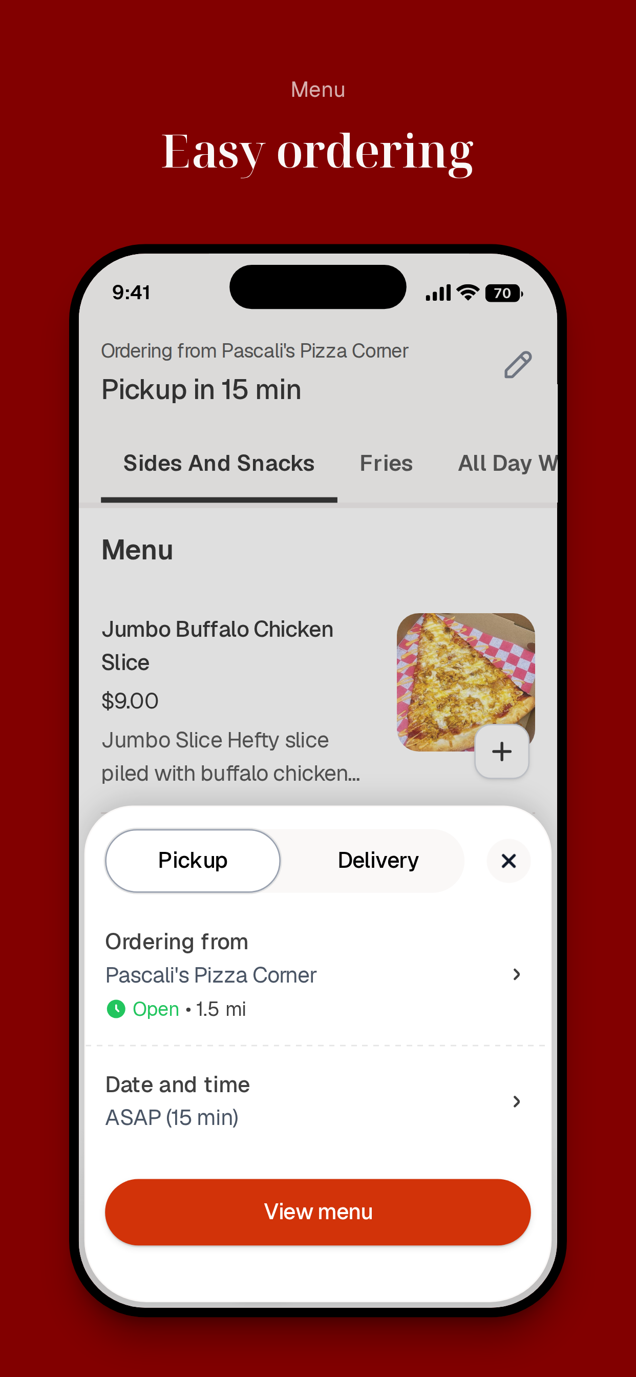 Pascali's Pizza Corner screenshot 3