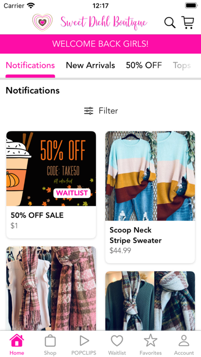 Sweet Diehl Boutique Screenshot