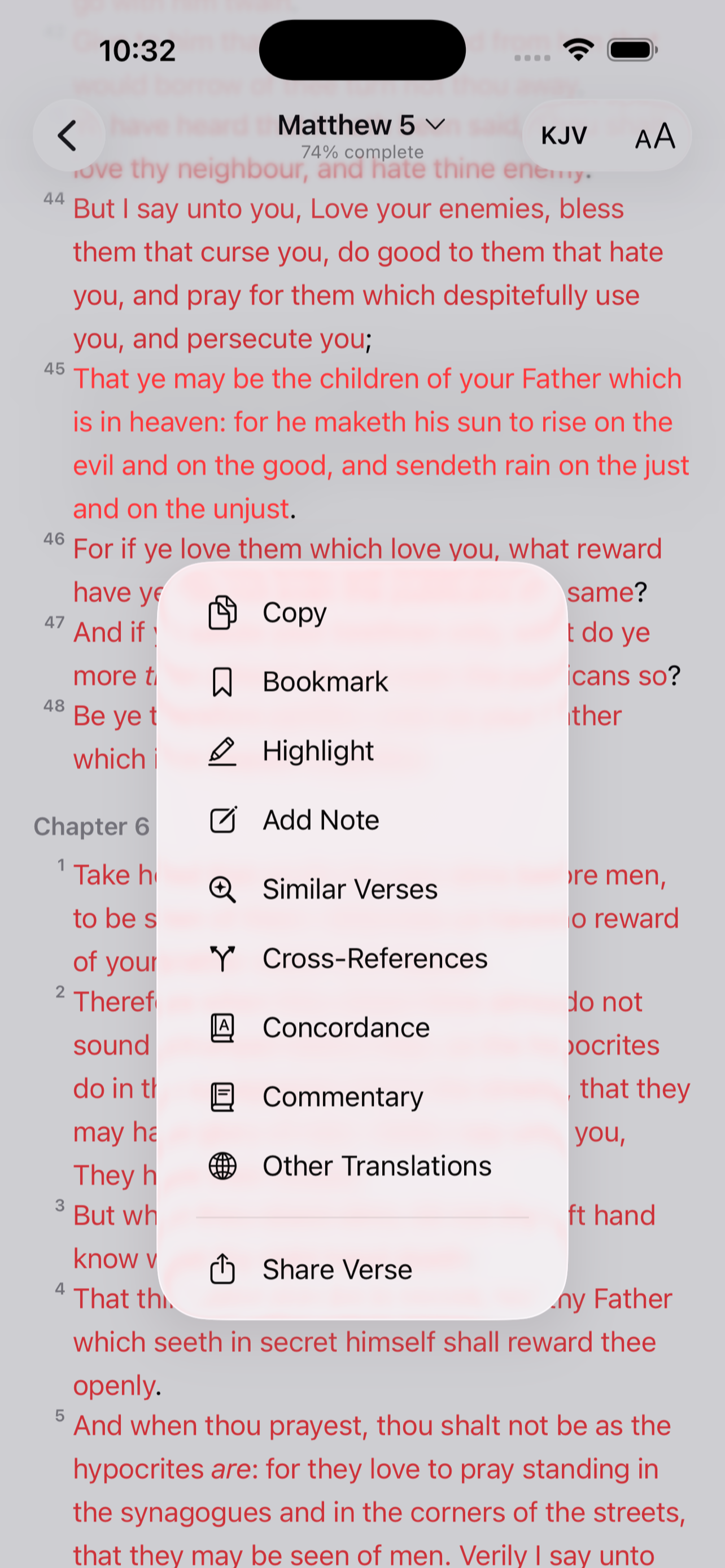 Crimson Bible: Offline Study screenshot 3