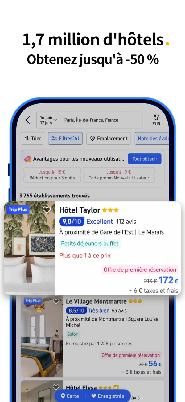 Screenshot #3 pour Trip.com: Vol, Hôtels, Train