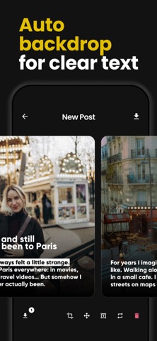 Lett - Scroll text collages IG screenshot