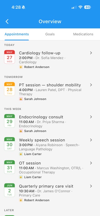 DocList - Care Tracker Screenshot 4 of 6