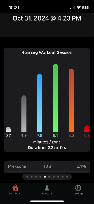 ZonePRO Audio Workout Screenshot 1 of 4