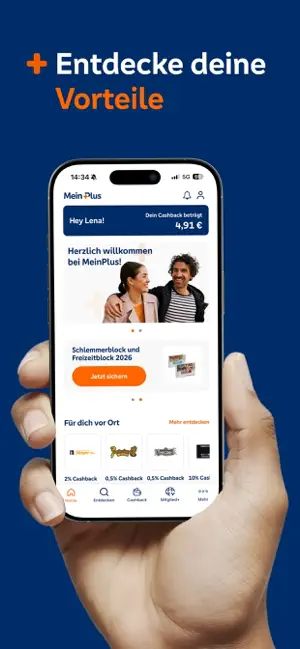 MeinPlus Cashback iPhone screenshot 2