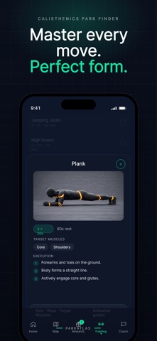 Calisthenics Park Finder screenshot