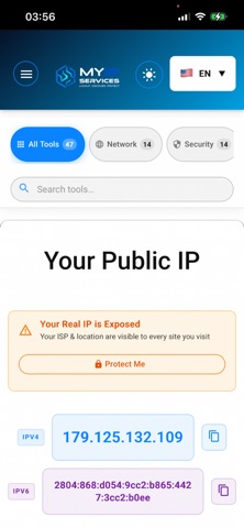 My IP Services screenshot