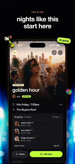 Vibes: Plan Less. Party More. screenshot 1