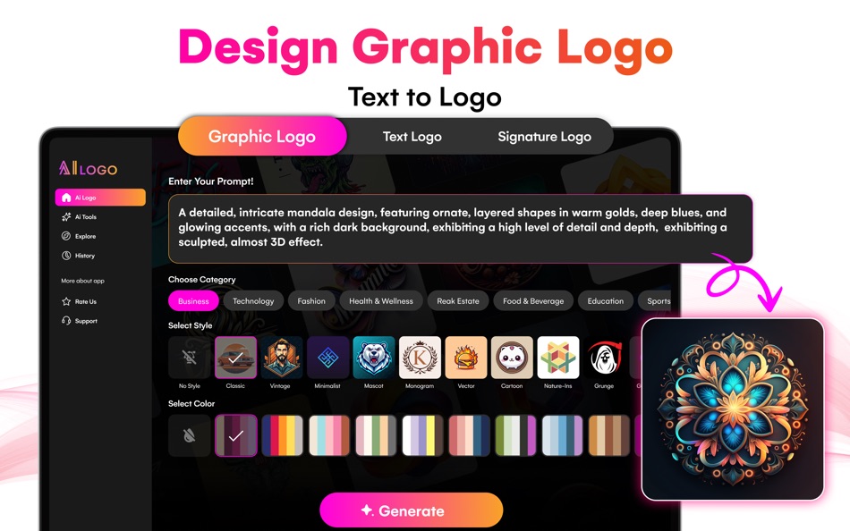 #2. AI Logo Generator, Logo Maker. (macOS) 由: Conteza LLC