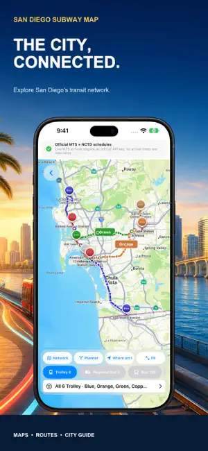 San Diego Subway Map screenshot 2