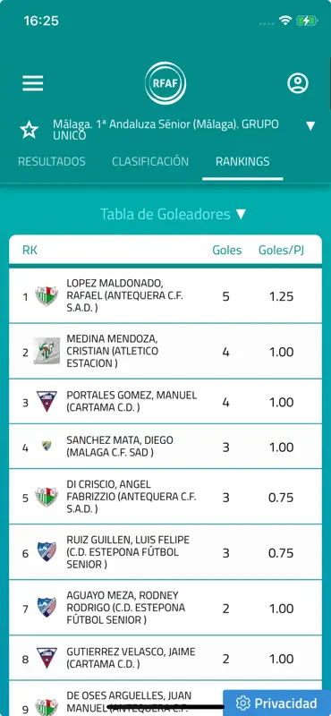 Universo RFAF screenshot 7 of 8