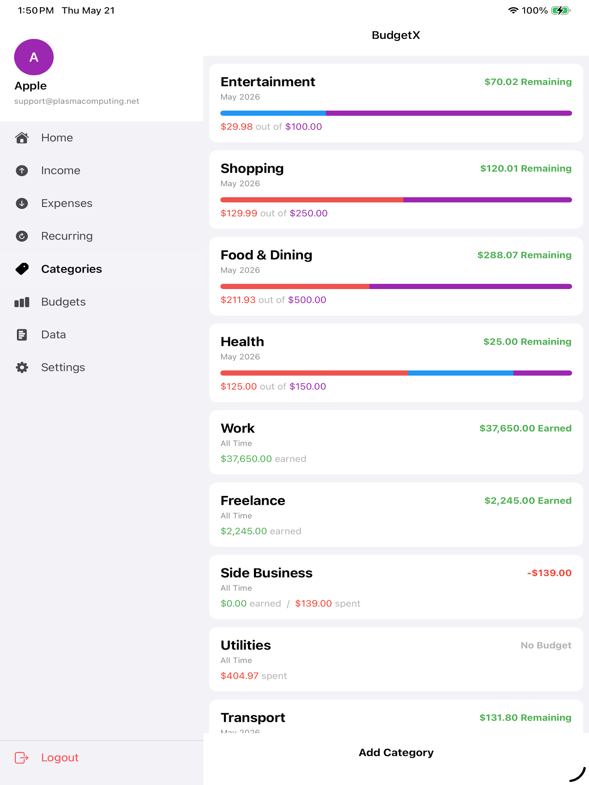 BudgetX - Personal Finance screenshot 6