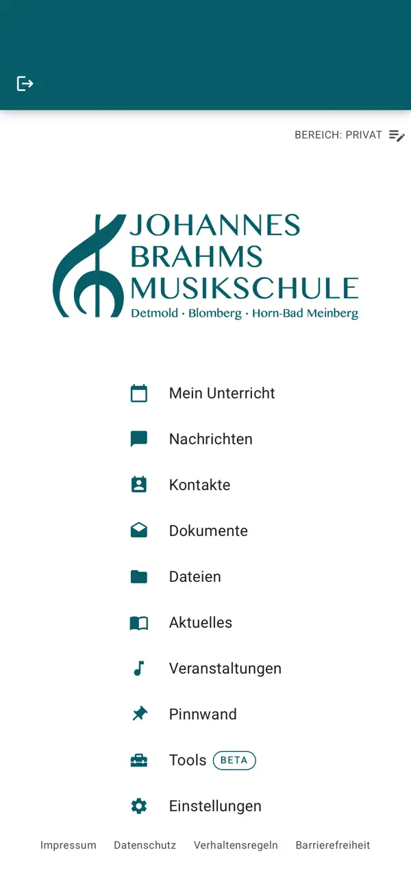 Screenshot #1 pour Johannes-Brahms-Musikschule