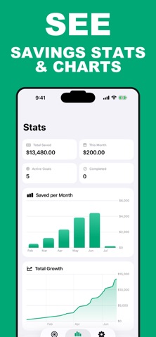 Savings Goal Tracker: Jars iPhone screenshot