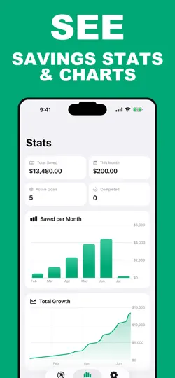 Capture d'écran de Savings Goal Tracker: Jars sur iPhone 3