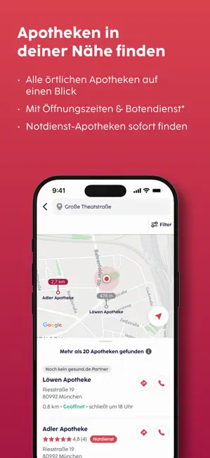 gesund.de - E-Rezept, Apotheke iPhone screenshot 4