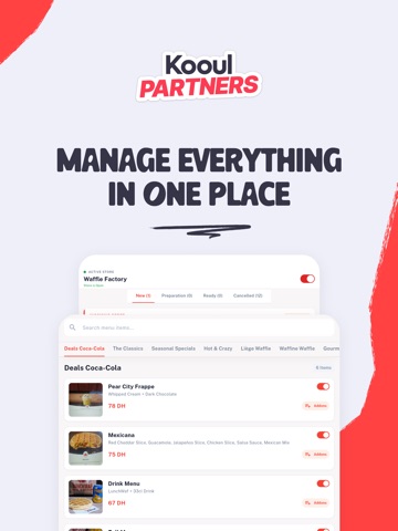 Kooul Partners iPad screenshot