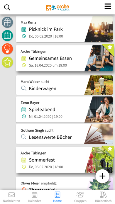Arche Tübingen Screenshot