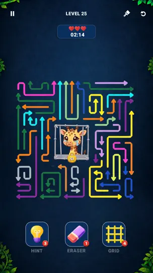Capture d'écran de Maze Arrow Puzzle: Save Animal sur iPhone 4